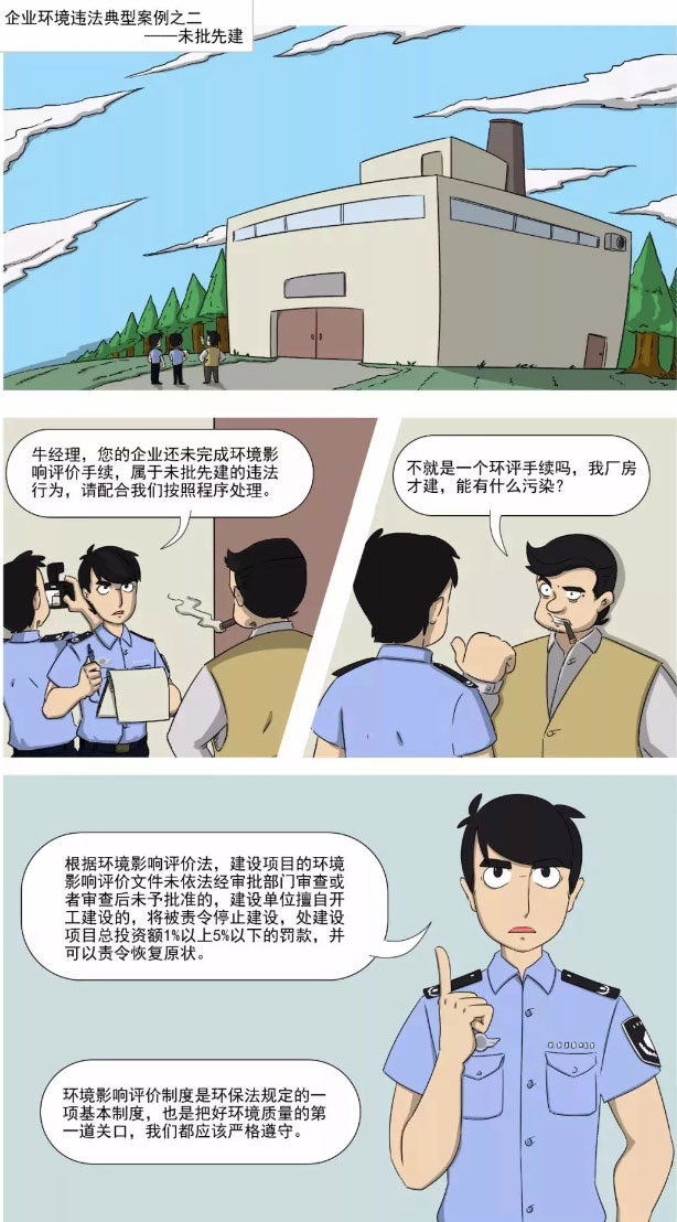 企業工廠環境違法典型案例之——未批先建 企業工廠環境違法典型案例之——未批先建